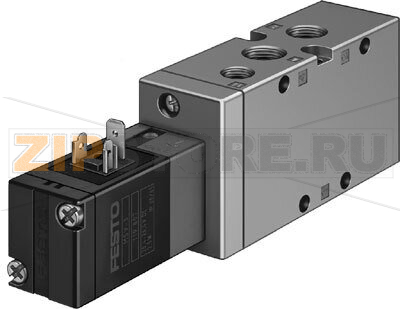 Распределитель с электроуправлением Festo MVH-5-1/4-L-S-B 