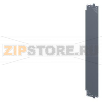 SIVACON, mounting plate, for cabinet side, perforated, D: 400 mm, H: 1800 mm, zinc-plated Siemens 8MF1804-2AK13-0