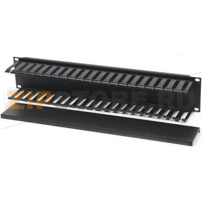 Hyperline CM-1U-PL-COV Кабельный организатор пластиковый с крышкой, 19&#039;&#039;, 1U 