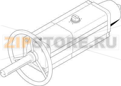 Привод неполноповоротный Festo DAPS-0720-090-RS2-F12-MW 