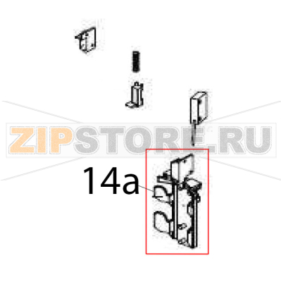 Beaker support with (micros, cables, slid, spring) Vema FL 2005 Beaker support with (micros, cables, slid, spring) Vema FL 2005Запчасть на деталировке под номером: 14a