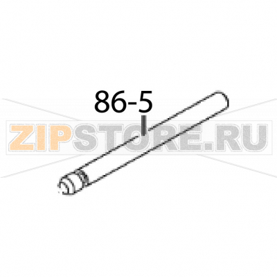 Flap shaft Sato FX3-LX Flap shaft Sato FX3-LXЗапчасть на деталировке под номером: 86-5Название запчасти на английском языке: Flap shaft Sato FX3-LX.