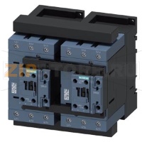 Реверсивная комбинация, AC-3, 45 кВт 400 В, 20–33 В AC/DC 3-полюсн., Типоразмер S3 винтовой зажим электрич. и механич. блокировка 2 НО и варистор встроены Siemens 3RA2346-8XB30-1NB3