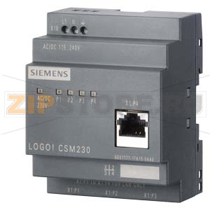 Коммуникационный модуль CSM 230 для LOGO! (Неуправляемый коммутатор, 4 Х 10/100 Мбит порта RJ45,  115 ... 240 В AC / DC) Siemens 6GK7177-1FA10-0AA0 