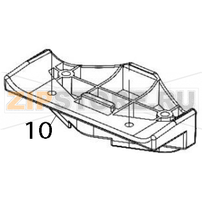 Vehicle mount adapter TSC TDM-20 Vehicle mount adapter TSC TDM-20Запчасть на деталировке под номером: 10