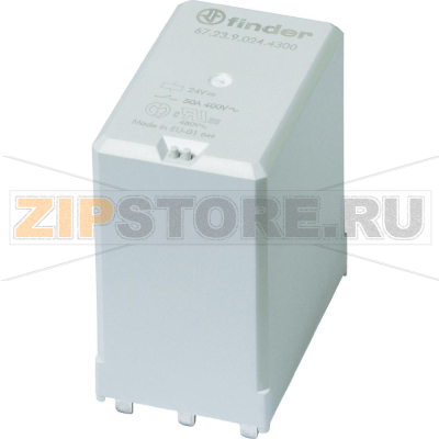 Реле электромагнитное 5 V (DC), 50 A Finder 67.23.9.005.4300 