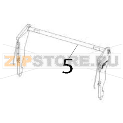 Latch assembly Zebra ZD421 Cartridge Latch assembly Zebra ZD421 CartridgeЗапчасть на деталировке под номером: 5