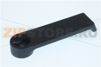 door handle black H 25 mm  L 165 mm