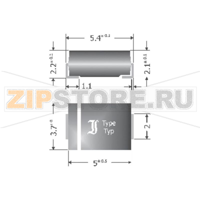 Диод Шоттки 40 В, выпрямительный, корпус: SMB Diotec SK54 