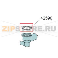 Уплотнитель плоский EPDM ø 95x75x3 mm DIHR DW014