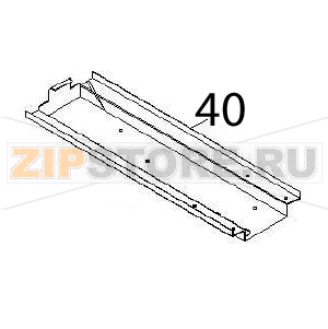 Support panel board Angelo Po DS51M Support panel board Angelo Po DS51MЗапчасть на деталировке под номером: 40