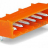 MCS MIDI Classic Вилка THT; 1.2 x 1.2 mm solder pin; угловые; Шаг контактов 5,08 мм; 8-пол.; оранжевые Wago 231-568/001-000 - MCS MIDI Classic Вилка THT; 1.2 x 1.2 mm solder pin; угловые; Шаг контактов 5,08 мм; 8-пол.; оранжевые Wago 231-568/001-000