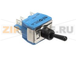 SWT TOG ON-ON DPDT BLK 