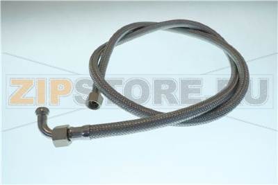 TUBO CARICO INOX L.1500 RACC.90° 