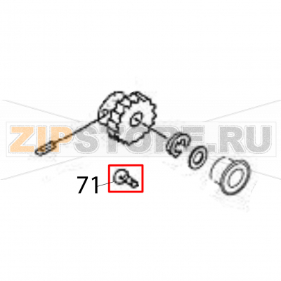 Pan head screw+SW+WS Sato HR212 TT Pan head screw+SW+WS Sato HR212 TTЗапчасть на деталировке под номером: 71Название запчасти на английском языке: Pan head screw+SW+WS Sato HR212 TT.