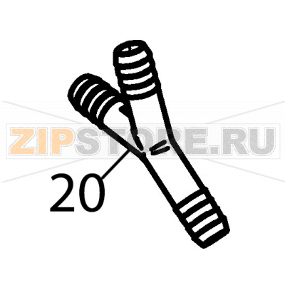 Y-Connection Fagor VE-202 Y-Connection Fagor VE-202Запчасть на деталировке под номером: 20Название запчасти Fagor на английском языке: Y-Connection VE-202.
