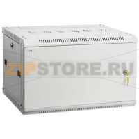 Шкаф LINEA W 6U 600x450 мм дверь металл, RAL7035