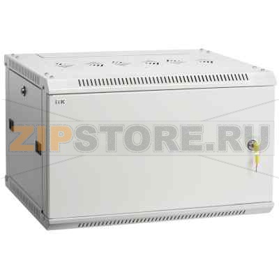Шкаф LINEA W 6U 600x450 мм дверь металл, RAL7035 