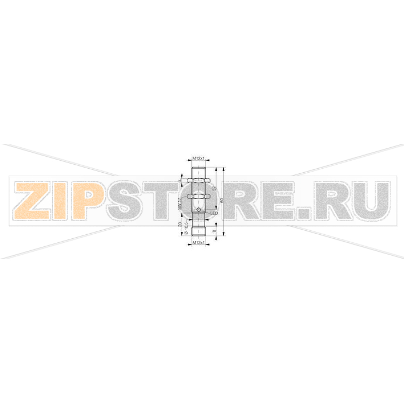 Датчик индуктивный 10-30 В/DC, M12 Contrinex DW-AS-503-M12 