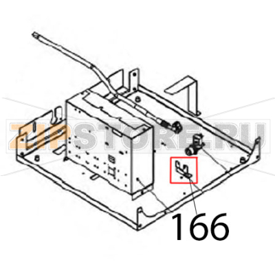 Staffetta porta valvola Vortmax DDM 660 Staffetta porta valvola Vortmax DDM 660Запчасть на деталировке под номером: 166