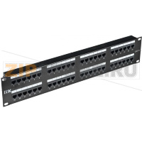 2U патч-панель категория 5Е UTP, 48 портов (IDC Dual)