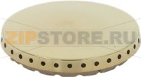 BURNER CAP PERFORATED BRASS POLISHED