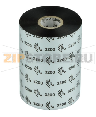 Риббон 3200 Premium Wax Resin Black 110 мм/ 450 м  Термотрансферная лента красящая (риббон) 3200 Premium Wax Resin Black 110 мм/ 450 мКаталожный номер: 03200BK11045