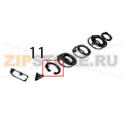 Small circle Hurakan HKN-HM250M Small circle Hurakan HKN-HM250MЗапчасть на деталировке под номером: 11