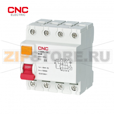 УЗО 10 А, 6 кА, 30 мА, 3P+N CNC Electric A030863 