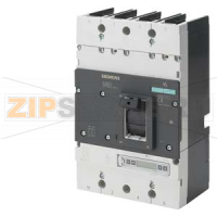 АВТОМАТИЧЕСКИЙ ВЫКЛЮЧАТЕЛЬ  VL 800L VERY HIGH SWITCHING CAPACITY ICU=100KA / 415 V AC 4 ПОЛ., ЗАЩИТА ЛИНИЙ РАСЦЕПИТЕЛЬ LCD ETU40, LI/LS/LSI IN=800A, RATED CURRENT IR=320-800A, OVERLOAD ISD=1,5TO7XIR, II=8XIN SHORT-CIRCUIT N PROTECTED Siemens 3VL6780-3UJ46