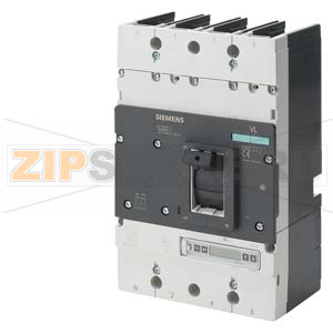 АВТОМАТИЧЕСКИЙ ВЫКЛЮЧАТЕЛЬ  VL 800L VERY HIGH SWITCHING CAPACITY ICU=100KA / 415 V AC 4 ПОЛ., ЗАЩИТА ЛИНИЙ РАСЦЕПИТЕЛЬ LCD ETU40, LI/LS/LSI IN=800A, RATED CURRENT IR=320-800A, OVERLOAD ISD=1,5TO7XIR, II=8XIN SHORT-CIRCUIT N PROTECTED Siemens 3VL6780-3UJ46 