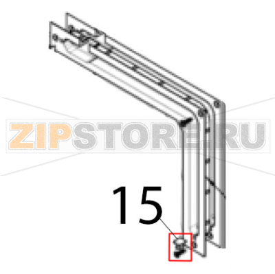 Shock absorber Scotsman B 7040 Shock absorber Scotsman B 7040Запчасть на деталировке под номером: 15