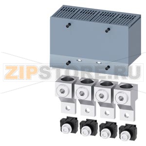 КЛЕММА ДЛЯ КРУГЛОГО ПРОВОДА БОЛЬШ. 4 ШТ. ПРИНАДЛЕЖНОСТЬ ДЛЯ 3VA1 250 Siemens 3VA9214-0JJ13 