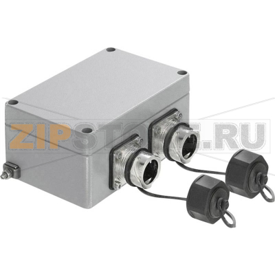 Корпус универсальный 125x136x57 мм, серый, 1 шт Weidmüller IE-OM-V01M-K21-2S 