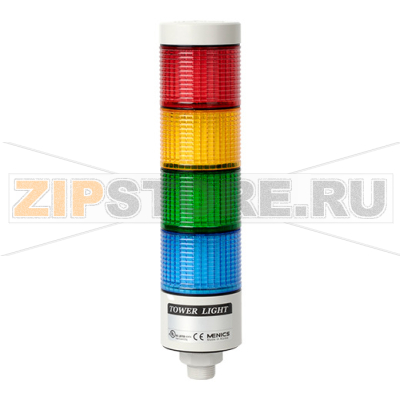 Колонна сигнальная, светодиодная, модульная, Ø: 56 мм Autonics PTE-LCF-402-RYGB 