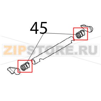 Spring Angelo Po 1A1PI2G Spring Angelo Po 1A1PI2GЗапчасть на деталировке под номером: 45