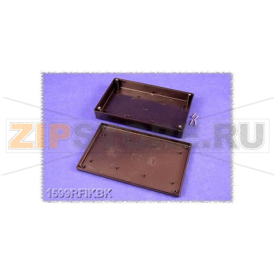 Корпус 220x140x40 мм, материал: пластик, черный, 1 шт Hammond 1599RFIKBK 