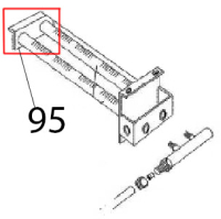 Back burner support Angelo Po FC241G