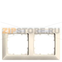 DELTA LINE ЭЛЕКТРИЧЕСКИЙ БЕЛЫЙ РАМКА 2-МЕСТНАЯ 151X80MM ГОРИЗОНТАЛЬНАЯ С ПОЛЕМ ДЛЯ НАДПИСИ Siemens 5TG2582-1