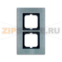 Рамка двухместная, сталь ABB 6505.90