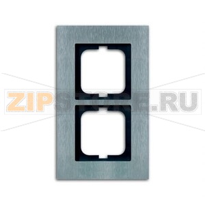 Рамка двухместная, сталь ABB 6505.90 