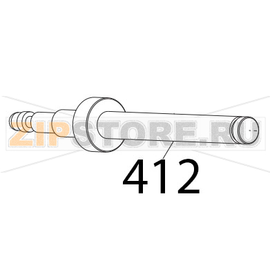 Perno sbavatura Sirman Mirra 250 C Perno sbavatura Sirman Mirra 250 CЗапчасть на деталировке под номером: 412