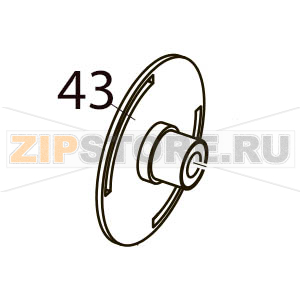 Ribbon take-up slit gear Toshiba TEC B-SX4T-GS10/20-CN Ribbon take-up slit gear Toshiba TEC B-SX4T-GS10/20-CNЗапчасть на деталировке под номером: 43