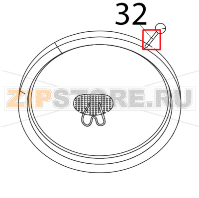 Handle extension Tecnoinox P70IE7 Handle extension Tecnoinox P70IE7Запчасть на деталировке под номером: 32