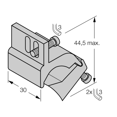 Кронштейн монтажный Turck KLI6Z 