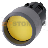 АКТУАТОР КНОПКИ, 22MM, КРУГЛ., ПЛАСТИК С МЕТАЛЛИЧЕСКИМ ФРОНТАЛЬНЫМ КОЛЬЦОМ, КНОПКА ЖЁЛТАЯ С ВЫСТУПАЮЩИМ ФРОНТАЛЬНЫМ КОЛЬЦОМ,  БЕЗ ФИКСАЦИИ, С ГРАВИРОВКОЙ ЛАЗЕРОМ, ПЕРВЫЕ БУКВЫ СЛОВ - ВЕРХНИЙ РЕГИСТР, ДАЛЕЕ - НИЖНИЙ РЕГИСТР Siemens 3SU1030-0CB30-0AA0-Z&nbs