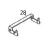 Disp lock lever Sato HR224 TT