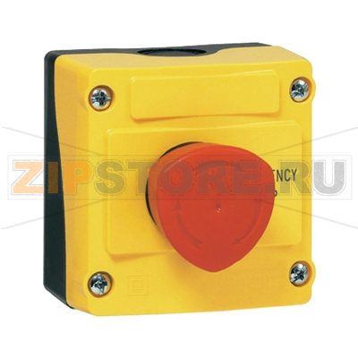 Кнопка аварийной остановки в корпусе 240 В/AC, 2.5 А, IP66, 1 шт Baco LBX10410 
