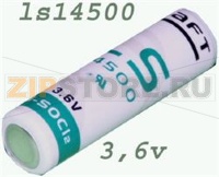 LITHIUM BATTERY 3.6V TO418AA