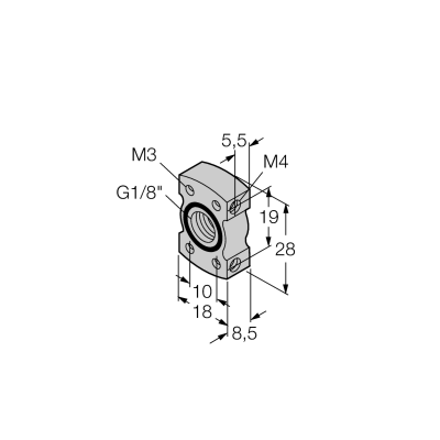 Фланец монтажный Turck PK-P-MZ-002 